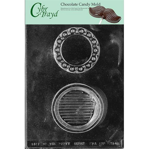 Cybr Trayd Circle Heart Box Chocolate Mould Plastic Polycarbonate  Edible Box